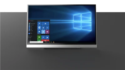 17 "verzonken handmatig opvouwbare monitor